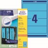 Modré etikety na pořadače 61x192 mm Avery Zweckform L4767-100
