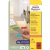 Červené snímatelné etikety Avery Zweckform L6036-20