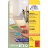 Červené snímatelné etikety Avery Zweckform L6034-20