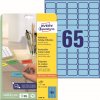 Modré snímatelné etikety 38,1x21,2 mm Avery Zweckform L4791-20