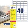 Neodlepitelné etikety 45,7x25,4 mm Avery Zweckform L6145-20