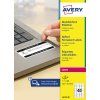 Neodlepitelné etikety Avery Zweckform L6145-20