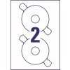Etikety na CD | Avery Zweckform L6043-25  + online software pro tisk etiket + tisková šablona ke stažení zdarma