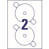 Etikety na CD | Avery Zweckform L7676-100  + online software pro tisk etiket + tisková šablona ke stažení zdarma
