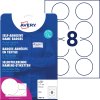 Samolepicí jmenovky pro Inkjet Ø 65 mm Avery Zweckform J4881-20