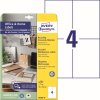 Recyklované samolepicí etikety 105x148 mm Avery Zweckform LR3483-10