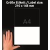 Samolepící etikety | recyklované | Avery Zweckform LR3655-10  + online software pro tisk etiket + tiskové šablony ke stažení zdarma