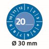 7903 4004182079034 Etikett Pruefplaketten Einzel 30mm 2 part (Large)