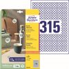 Kulaté samolepicí etikety Ø 10 mm Avery Zweckform 6221-10