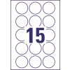 Kulaté etikety | snímatelné | Avery Zweckform 6225REV-10  + online software pro tisk etiket + tiskové šablony ke stažení zdarma