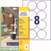Kulaté samolepicí etikety Ø 69 mm Avery Zweckform 6228-10