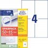 Samolepicí etikety 105x148 mm Avery Zweckform 6601