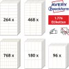 Samolepicí etikety | sada | Avery Zweckform 59980
