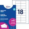Potisknutelné papírové jmenovky 190g 65x30 mm Avery Zweckform DPC6530A-10