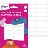 Samolepicí štítky na textil 45x13 mm Avery Zweckform ETVET36
