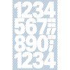 Samolepicí číslice - Avery Zweckform 3787