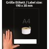 AS0722470 4004182617120 Etikett Rollenetiketten Groesse (Large)