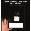 AS0722480 4004182617113 Etikett Rollenetiketten Groesse (Large)