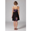 Letní krátké šaty LIMA (Barva Černá, Barevná, Velikost L/XL)