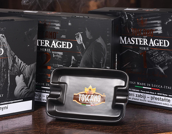Toscano Master Aged + originální popelník zdarma