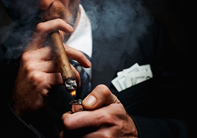 Zapalování doutníku