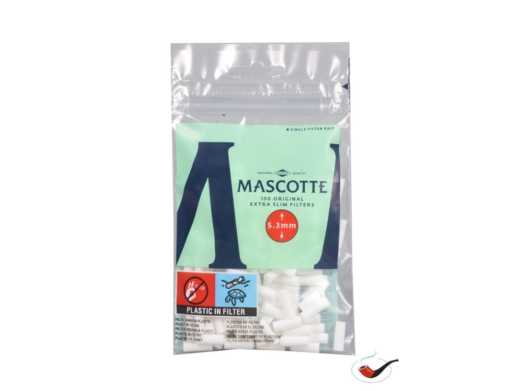 Cigaretové filtry Mascotte Extra Slim Filter/150