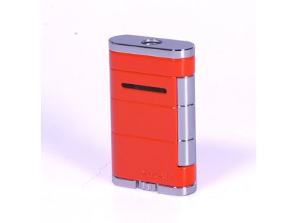 10595 2 cigaretovy zapalovac xikar 531or allume single lighter orange