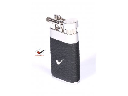 Dýmkový zapalovač Savinelli Lighter Color Leather A65 Black