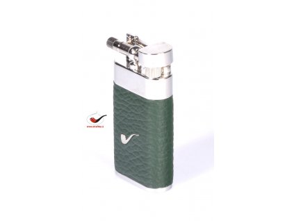 Dýmkový zapalovač Savinelli Lighter Color Leather A65 Green