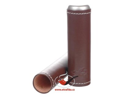 12398 2 kozene pouzdro na 1 doutnik xikar brown