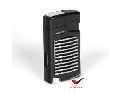 13583 4 doutnikovy zapalovac xikar 523bk forte black