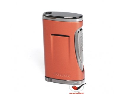 13610 3 doutnikovy zapalovac xikar 541or xidris lighter chopper orange