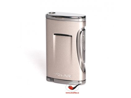 13613 4 doutnikovy zapalovac xikar 541tn xidris lighter sandstone tan