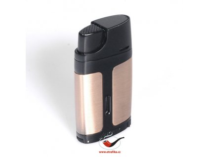 13712 3 doutnikovy zapalovac xikar 550bzbk elx lighter bronze