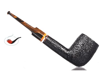 Dýmka Savinelli Tigre Rusticated Black 114