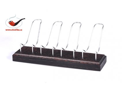 29396 stojanek na 4 dymky drateny tmave hnedy