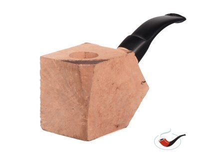 Přířez na výrobu dýmky s náustkem bent ebonit 07