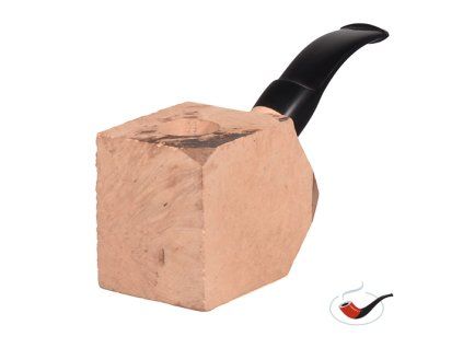 Přířez na výrobu dýmky s náustkem bent ebonit 08