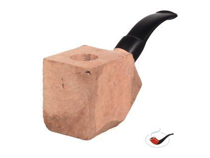 Přířez na výrobu dýmky s náustkem bent ebonit 09