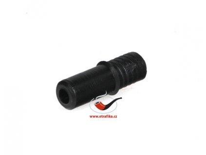 Teflonový čep bezfiltrový černý 6 mm vroubkovaný