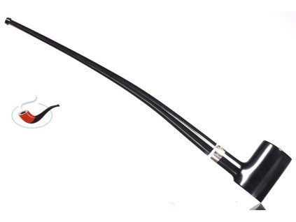 Dýmka Peterson Churchwarden Tankard Ebony