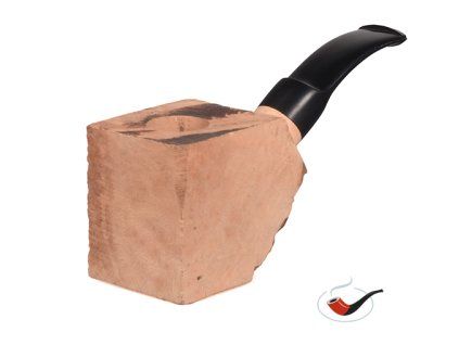 Přířez na výrobu dýmky s náustkem bent ebonit 02