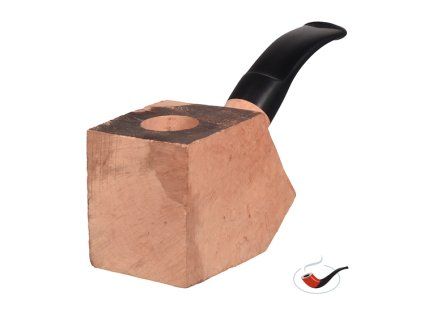 Přířez na výrobu dýmky s náustkem bent ebonit 03