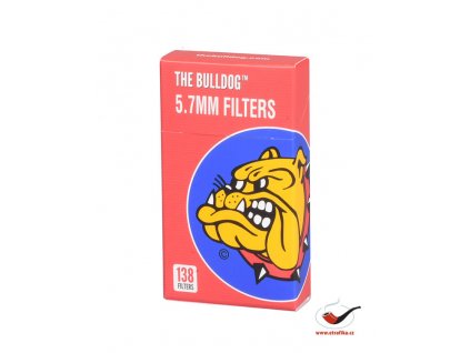 Cigaretové bavlněné filtry The Bulldog 5.7mm POP A-TIP/138