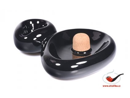 Dýmkový popelník Savinelli Sidecar Black