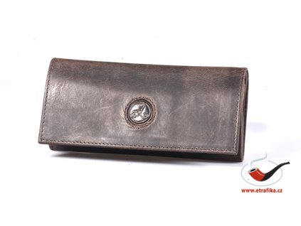 35693 kozene pouzdro na tabak rattrays hnede