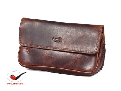 36113 kozene pouzdro na 2 dymky chacom retro brown