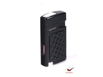 Doutníkový zapalovač Forte Soft Flame Lighter Black 524BKH