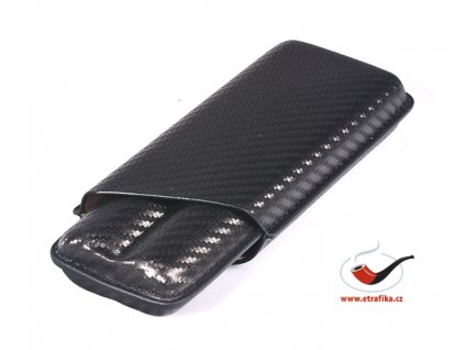 36623 kozene pouzdro na 2 doutniky h r carbon