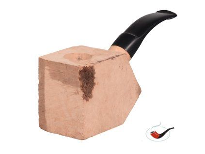 Přířez na výrobu dýmky s náustkem bent ebonit 10